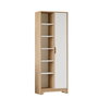 Hanah Home Armario Multiusos Roble y Blanco LIB2-SW